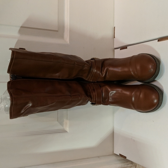 Franco Sarto L-Celines Women's Tan Riding Boots Size 9M - Picture 1 of 15